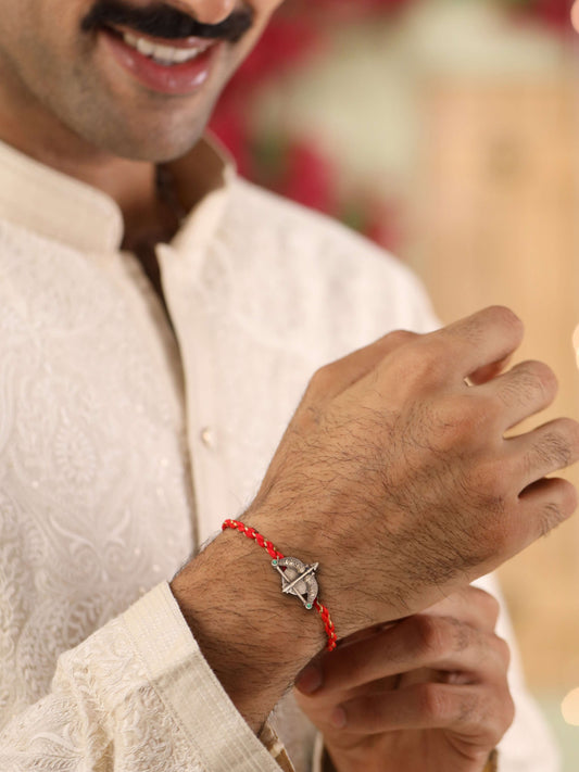Ram Dhanush Convertible Rakhi Button Cover