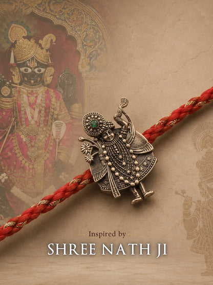 Shrinathji Convertible Rakhi Button Cover