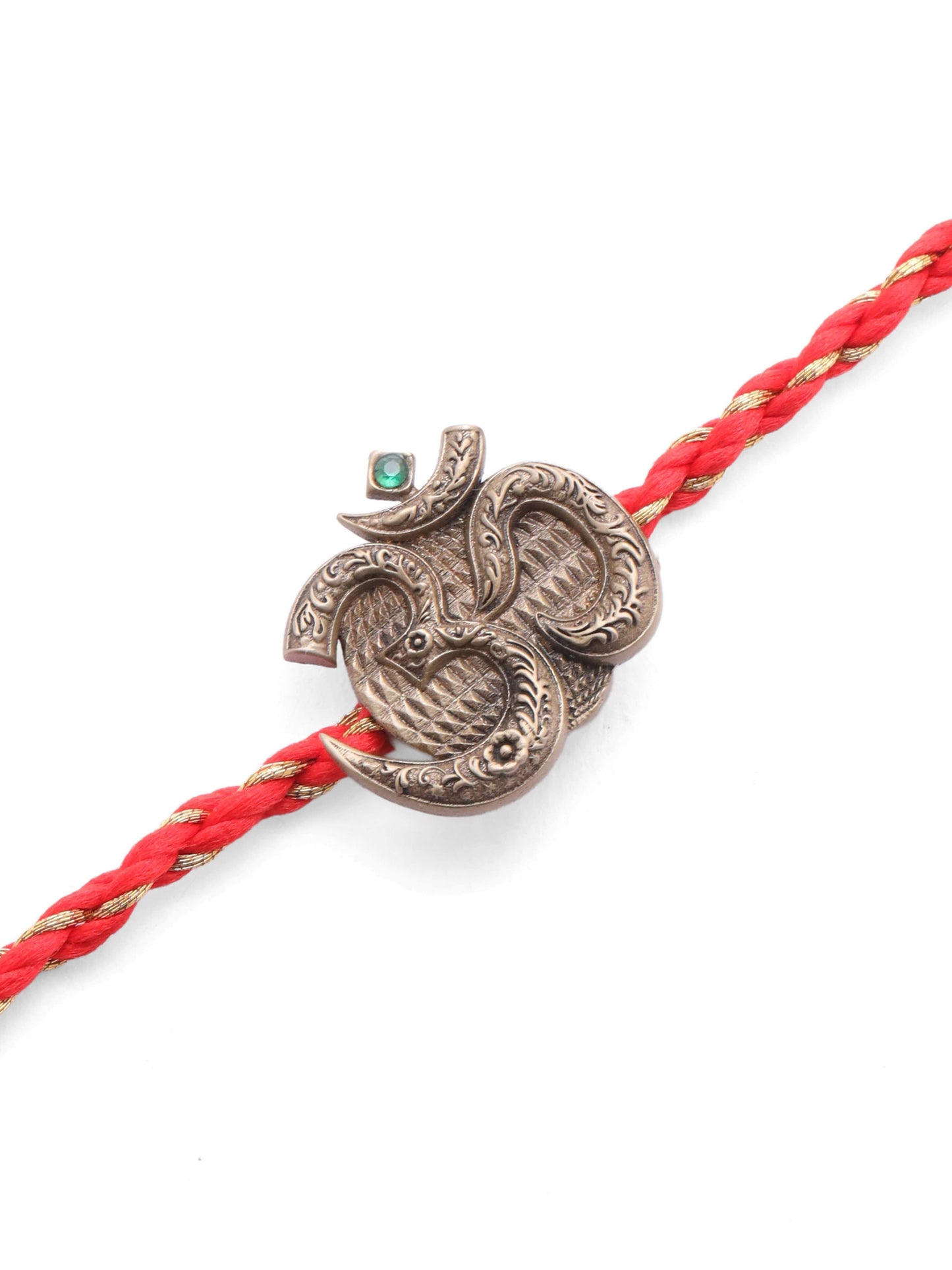 Om Divine Premium Convertible Rakhi Button Cover