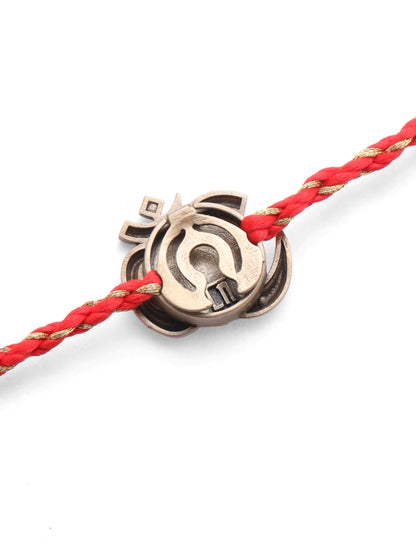 Om Divine Premium Convertible Rakhi Button Cover