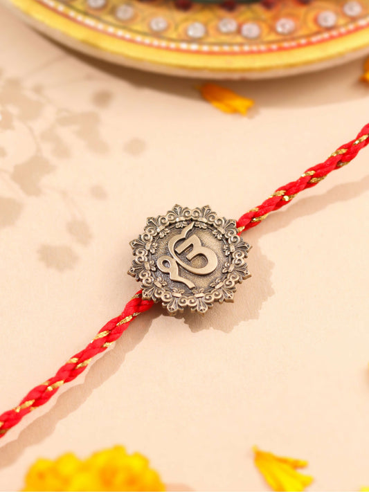 IK Onkar Motif Premium Convertible Rakhi Button Cover