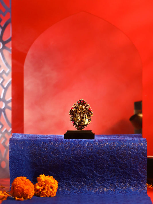 Radha-Krishna car decor