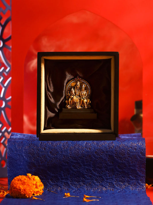 Shiva-Parvati-Ganesha car decor