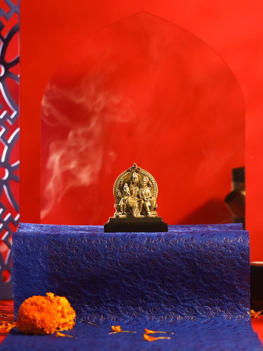 Shiva-Parvati-Ganesha car decor