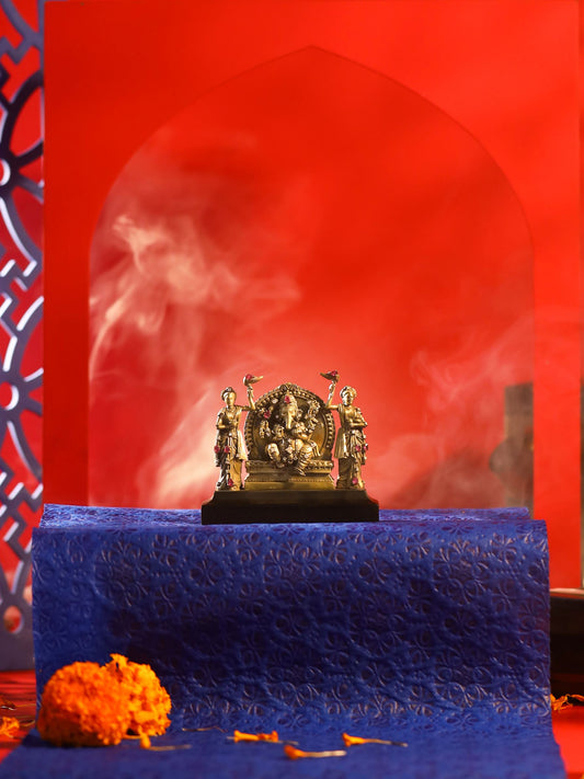 Lord Ganesha with Ridhi Sidhi car decor