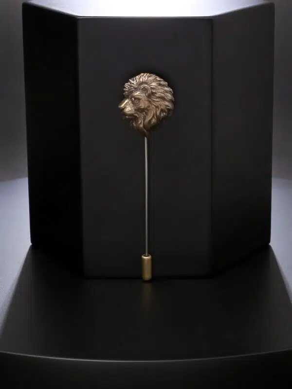 The Side Lion Lapel Pin