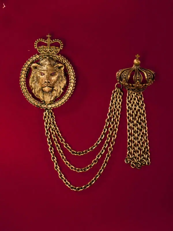 Luxe Lion Brooch