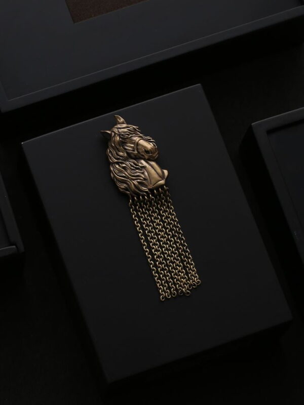 The Horse Face Brooch
