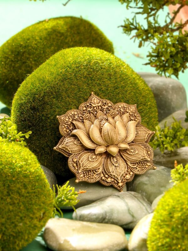 Lotus Elegance Brooch