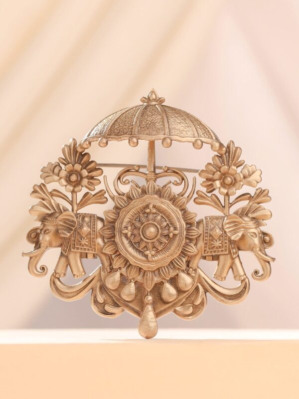 Majestic Elephant Royal Brooch