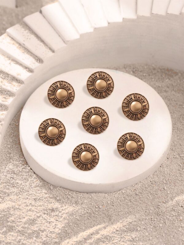 Radiant Sunburst Button