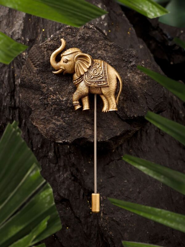 Regal Elephant Lapel Pin