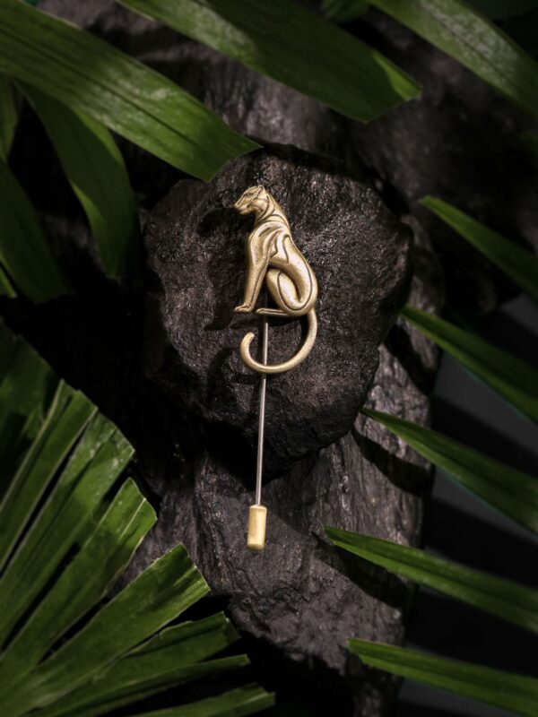 Panther Poise Lapel Pin