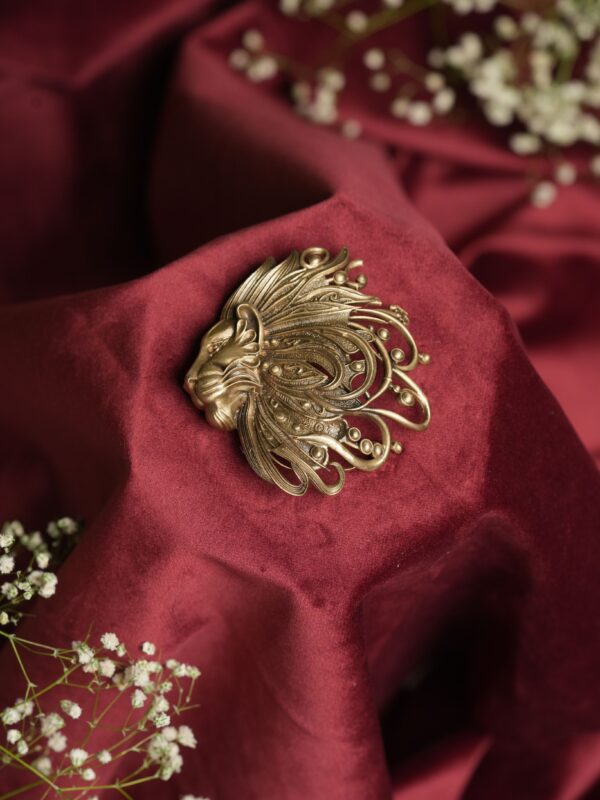 Superb Simba Brooch