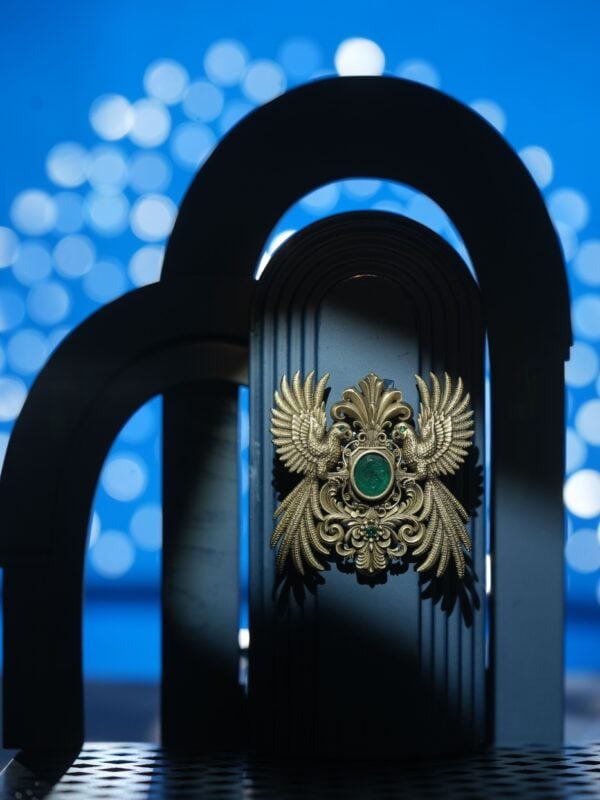 Emerald Aviary Brooch