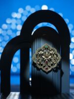 Lotus Charbagh Brooch