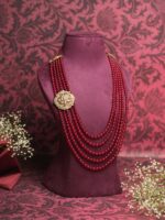 Pichwai Lotus Ruby Mala