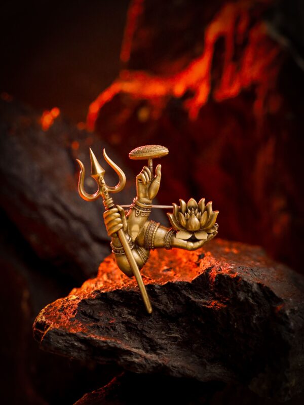 Pushp Rudraksha Brooch