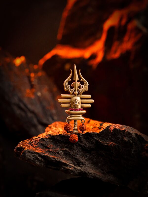 Divine Lingam Crest Brooch