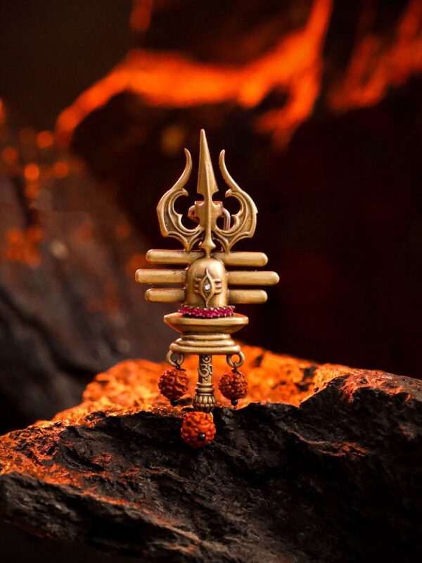 Divine Lingam Crest Brooch