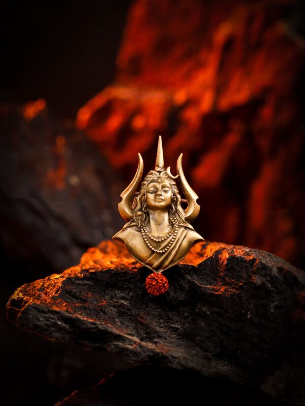 Mahadev Emblem Brooch