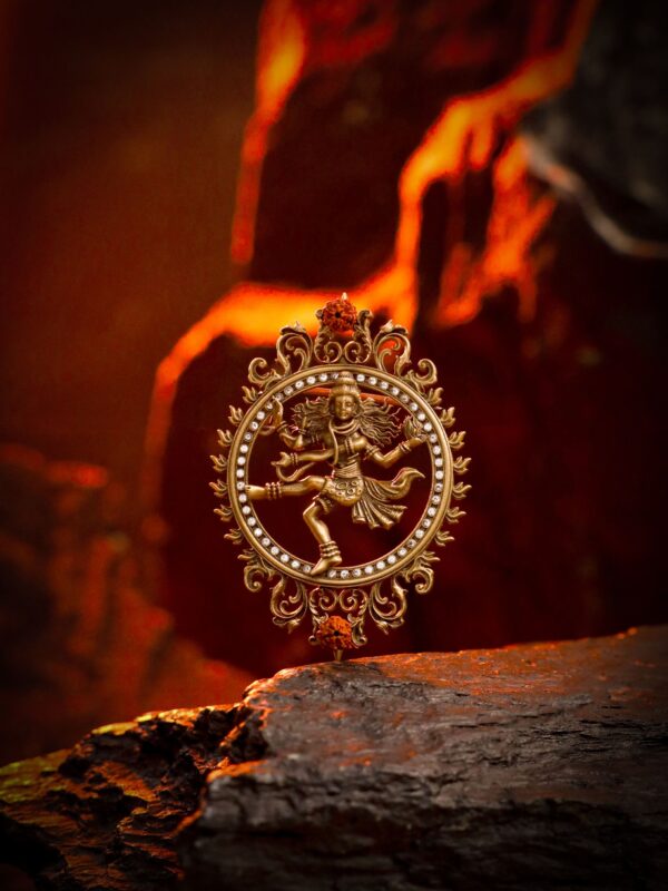 Sacred Nataraj Aura Brooch