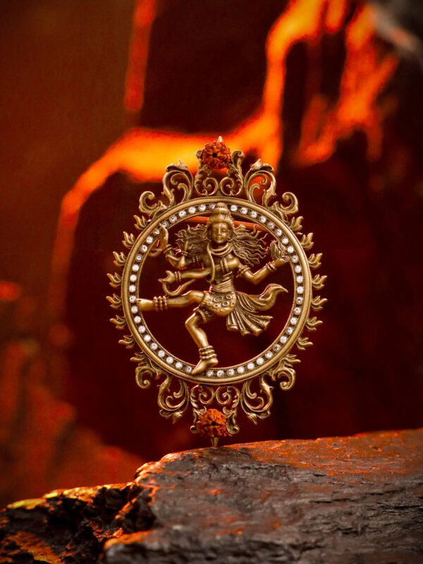 Sacred Nataraj Aura Brooch