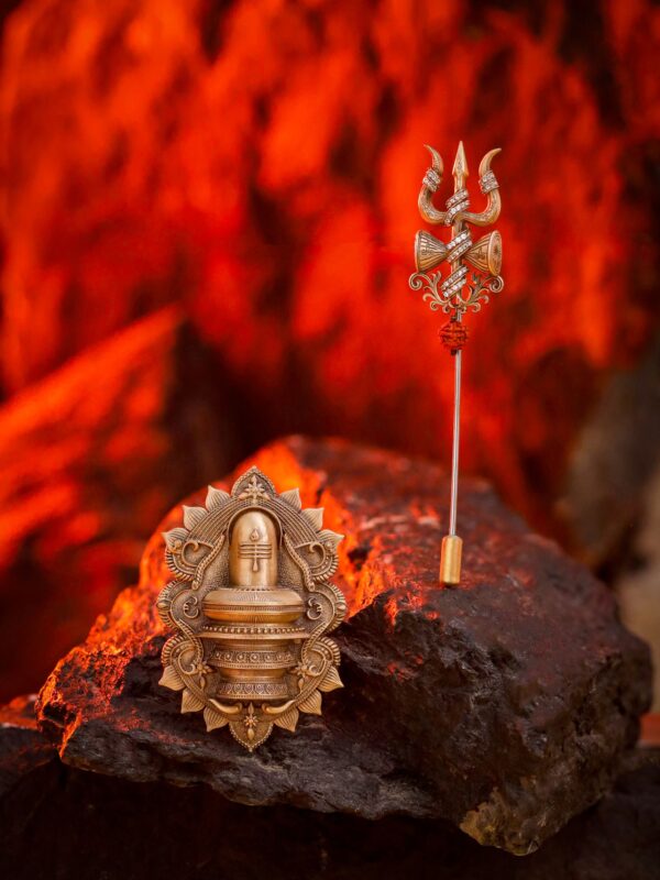 Shiv Shakti Trishul Lingam Combo