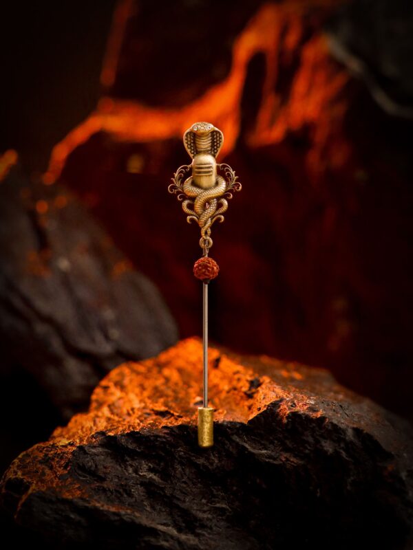Serpent Shiva Lapel Pin