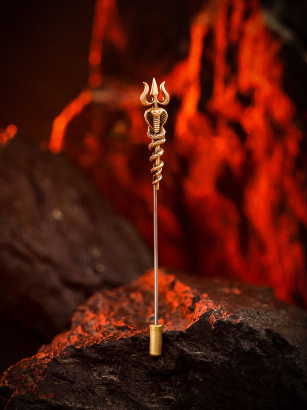 Naga Trishul Lapel Pin