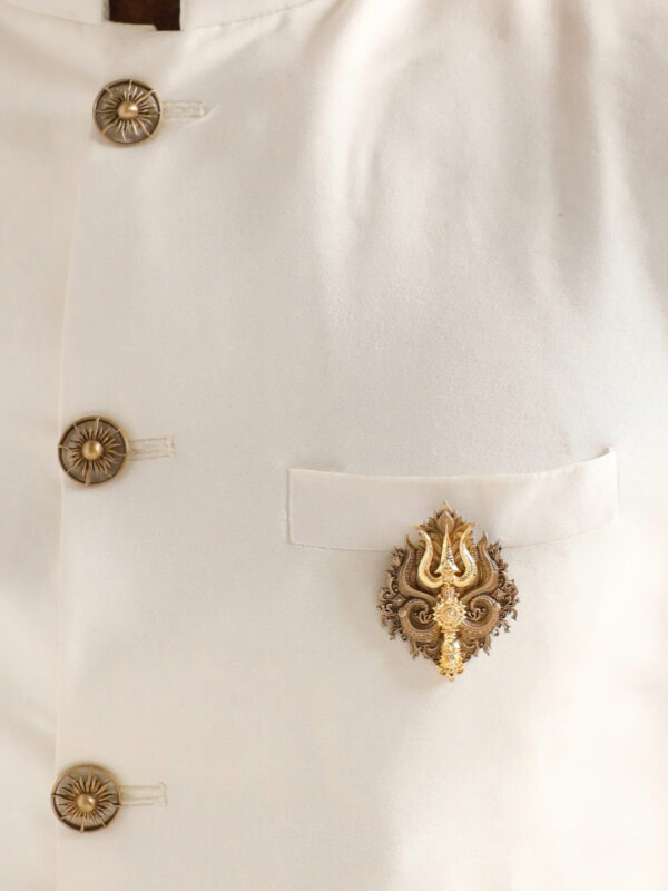 Shiva Trishul Brooch