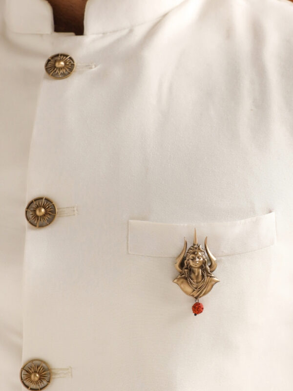 Mahadev Emblem Brooch