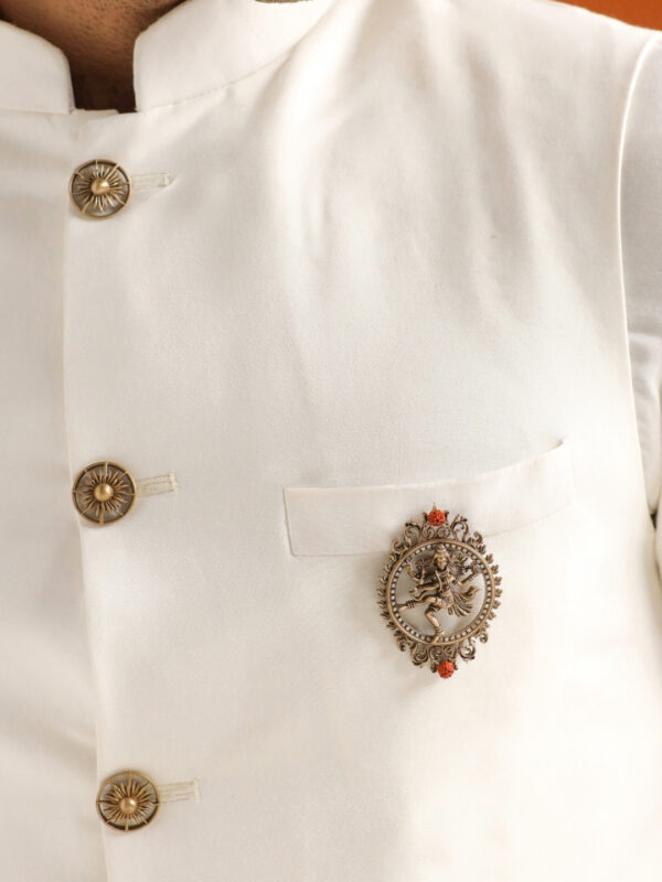 Sacred Nataraj Aura Brooch